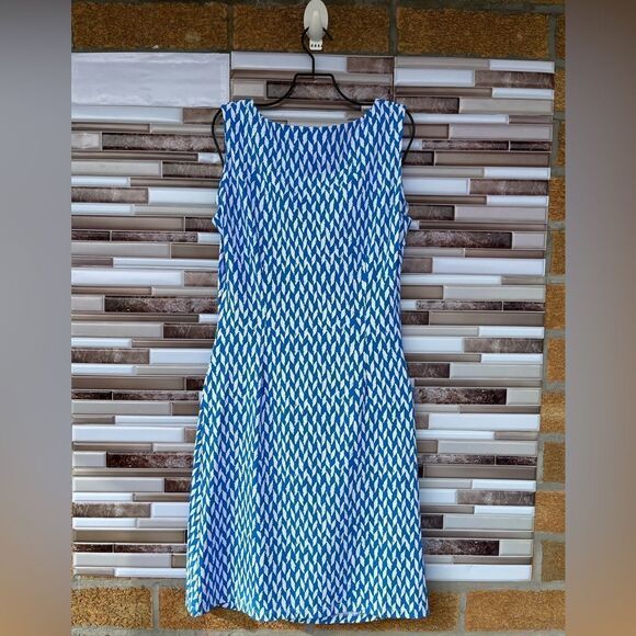 J. Mclaughlin Sleeveless Side Ruched Dress medium - Picture 7 of 8